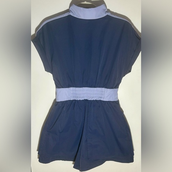 NWOT Colorblock Patched Pocket Romper - Picture 9 of 12